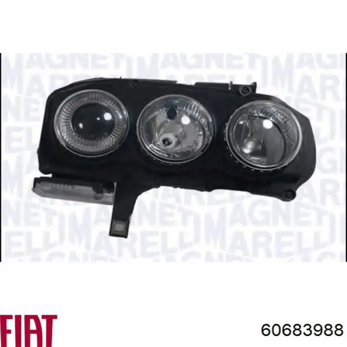 Фара левая Fiat/Alfa/Lancia 60683988 цена, от 1093.73 USD