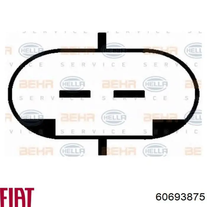 Купить 60693875 Fiat/Alfa/Lancia Компрессор климатической установки