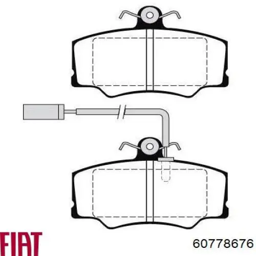 Колодки Fiat/Alfa/Lancia 60778676 цена, от 29.26 USD