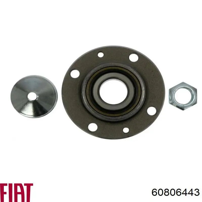 Гайка ступицы задней 60806443 Fiat/Alfa/Lancia