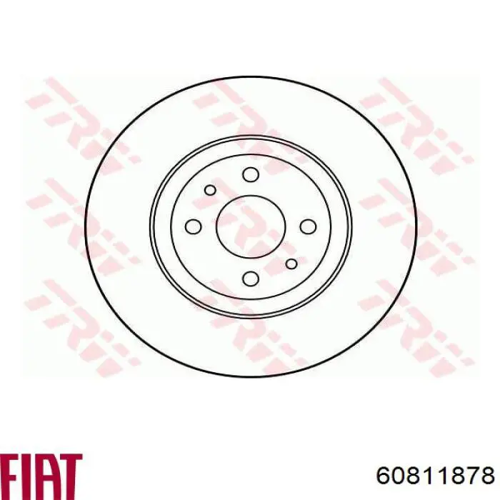 Передние тормозные диски 60811878 Fiat/Alfa/Lancia