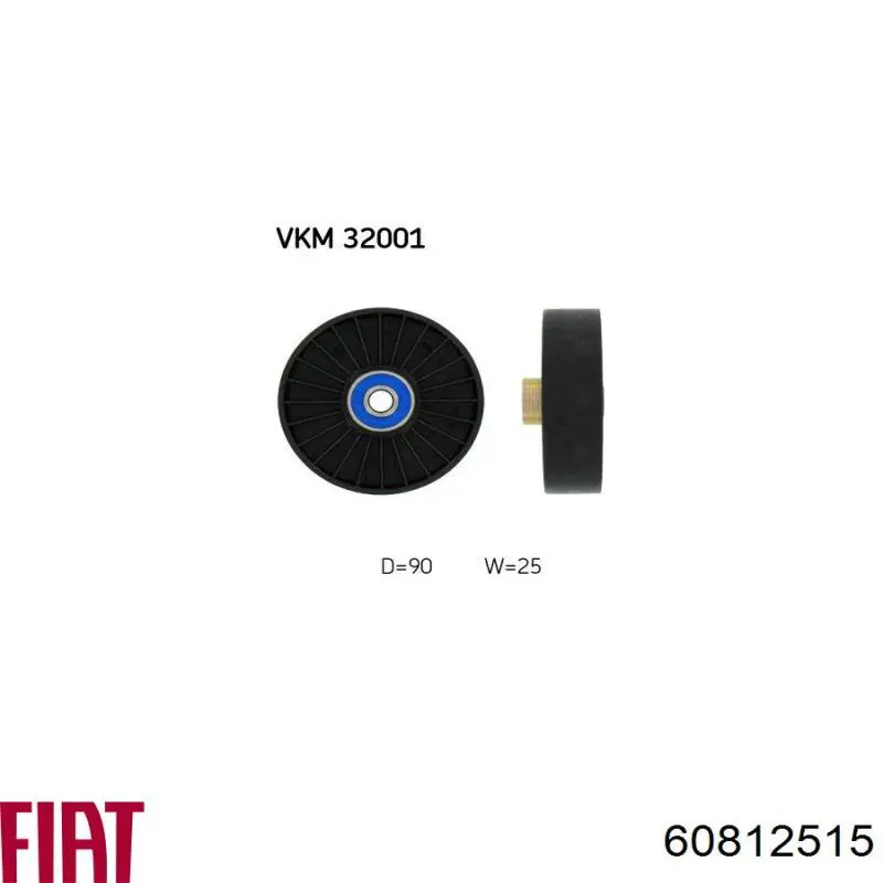 Купить 60812515 Fiat/Alfa/Lancia Паразитный ролик