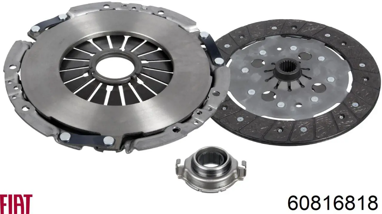 Комплект сцепления (3 части) Fiat/Alfa/Lancia 60816818 цена, от 31.98 USD