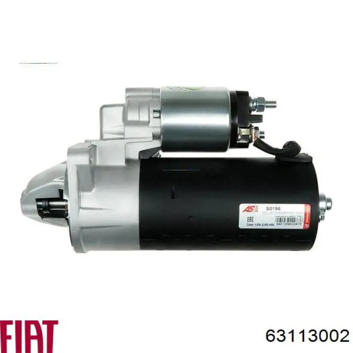 Стартер Fiat/Alfa/Lancia 63113002 цена, от 90.30 USD