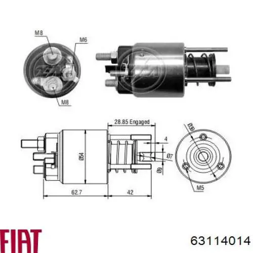 Купить 63114014 Fiat/Alfa/Lancia Стартер