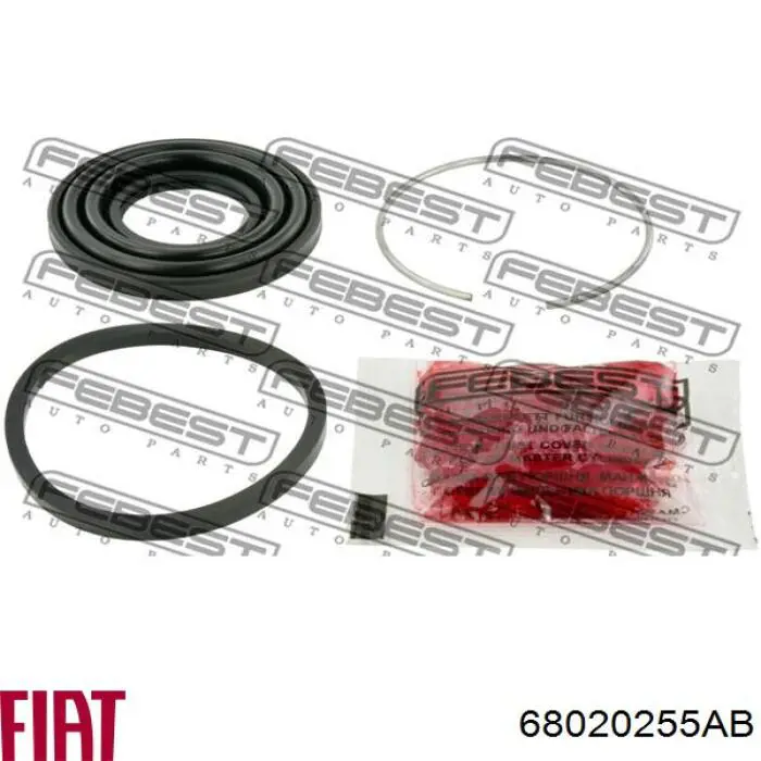 68020255AB Fiat/Alfa/Lancia kit de reparação de suporte do freio traseiro