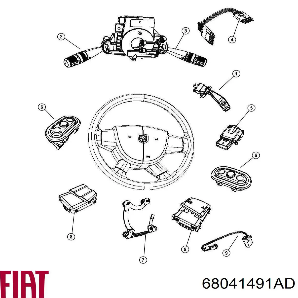 K68041491AD Fiat/Alfa/Lancia 