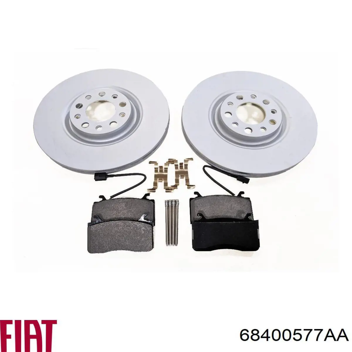 Передние тормозные колодки 68400577AA Fiat/Alfa/Lancia