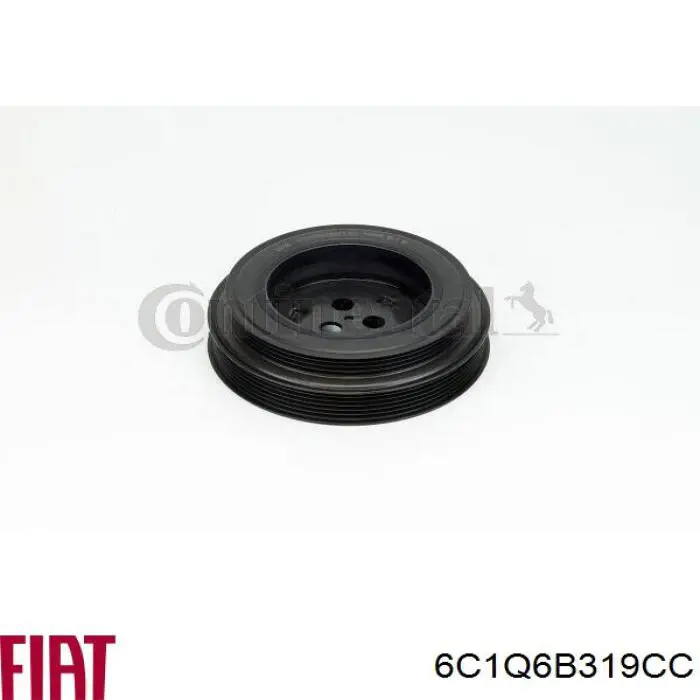 Шкив коленвала 6C1Q6B319CC Fiat/Alfa/Lancia