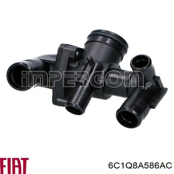 Кожух термостата Ford 6C168A586AC цена, от 37.36 USD