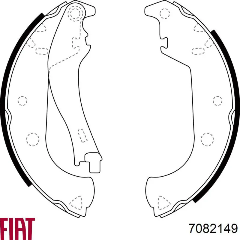 Тормоза рабочие задние ножные и тормозные барабаны Fiat/Alfa/Lancia 7082149 цена, от 20.10 USD