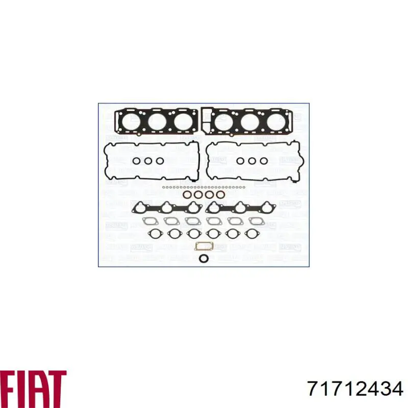 Верхний комплект прокладок двигателя 71712434 Fiat/Alfa/Lancia