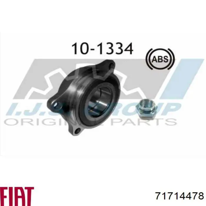 Комплект подшипника ступицы колеса Fiat/Alfa/Lancia 71714478 цена, от 32.29 USD