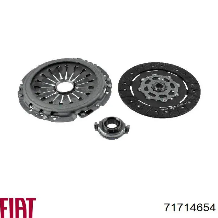 Купить 71714654 Fiat/Alfa/Lancia Комплект сцепления (диск, корзина, подшипник)