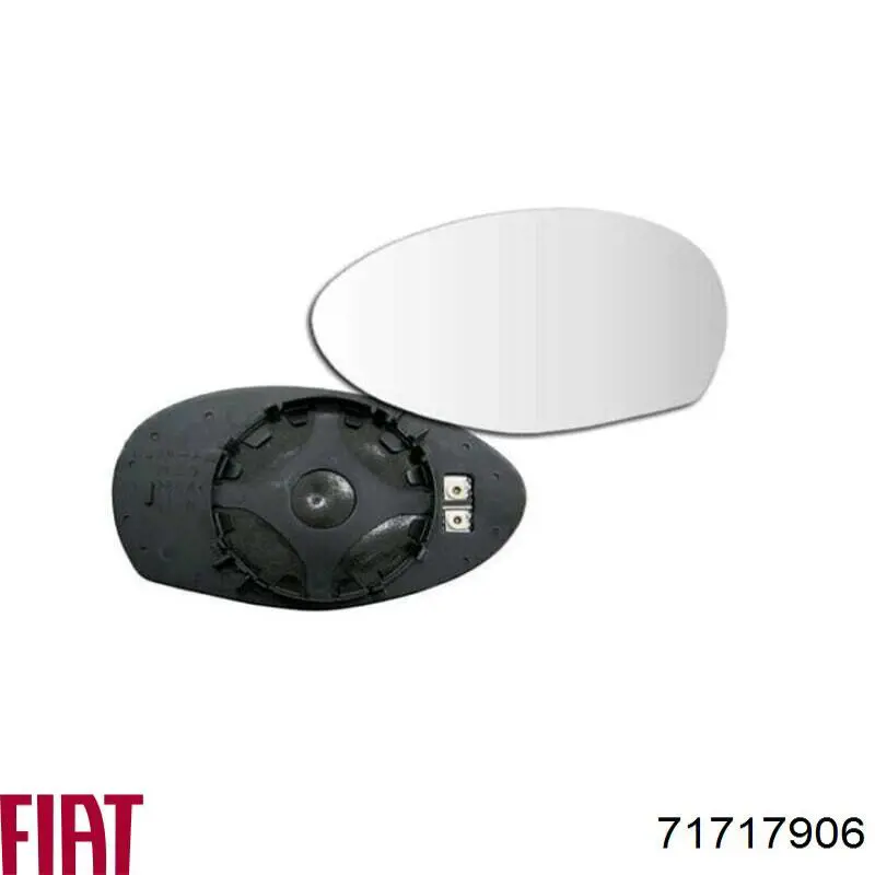 Зеркальный элемент водительского зеркала Fiat/Alfa/Lancia 71717906 цена, от 7.80 USD