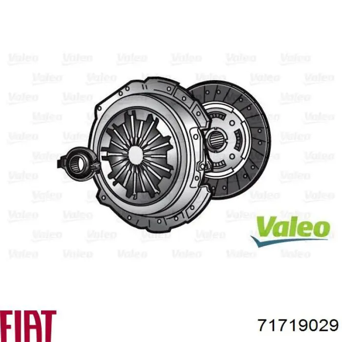 Купить 71719029 Fiat/Alfa/Lancia Комплект сцепления (диск, корзина, подшипник)