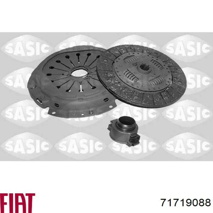 Купить 71719088 Fiat/Alfa/Lancia Комплект сцепления (диск, корзина, подшипник)