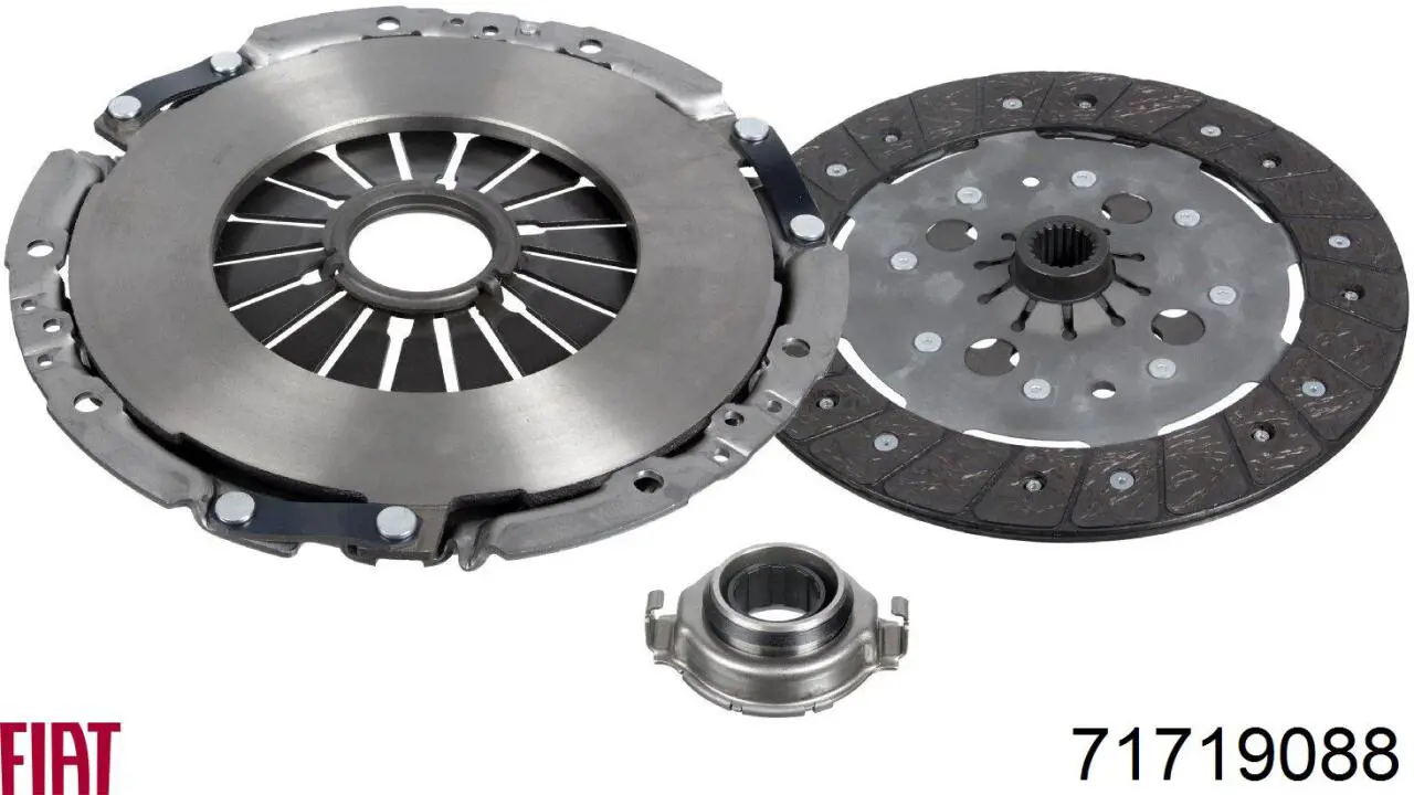 Комплект сцепления (3 части) Fiat/Alfa/Lancia 71719088 цена, от 154.65 USD