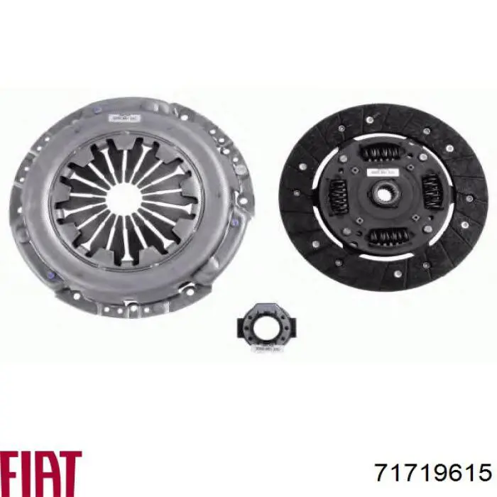 Комплект сцепления (3 части) Fiat/Alfa/Lancia 71719615 цена, от 63.45 USD