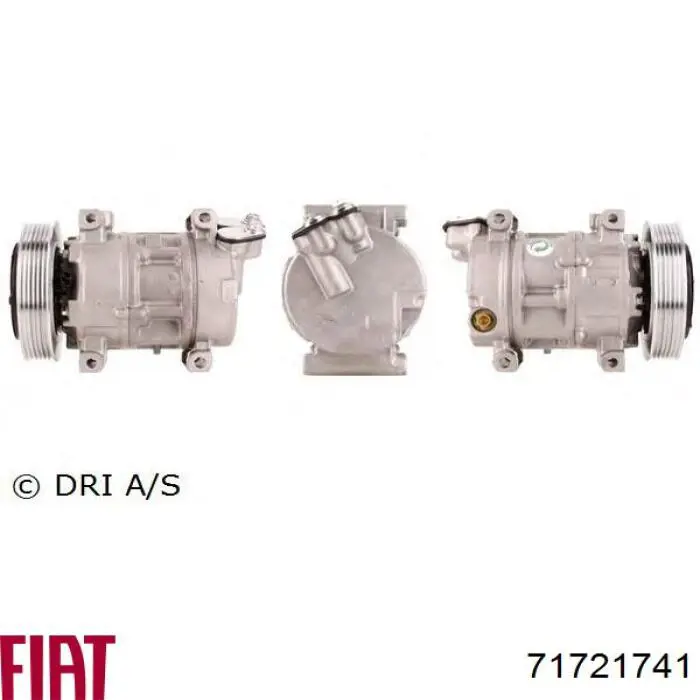 Компрессор системы кондиционирования Fiat/Alfa/Lancia 71721741 цена, от 272.84 USD