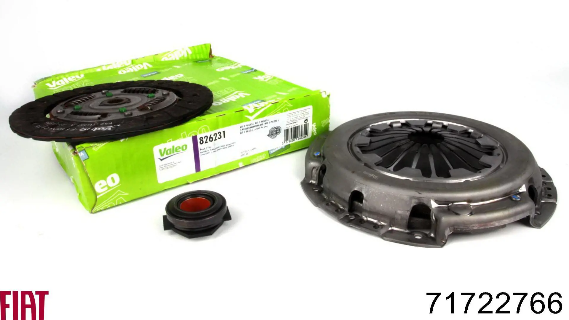 Комплект сцепления (3 части) Fiat/Alfa/Lancia 71722766 цена, от 61.83 USD