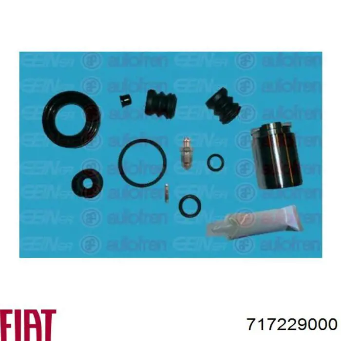 717229000 Fiat/Alfa/Lancia kit de reparação de suporte do freio traseiro