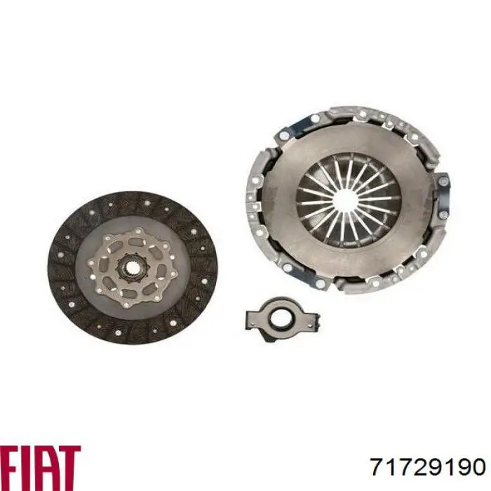 Купить 71729190 Fiat/Alfa/Lancia Комплект сцепления (диск, корзина, подшипник)