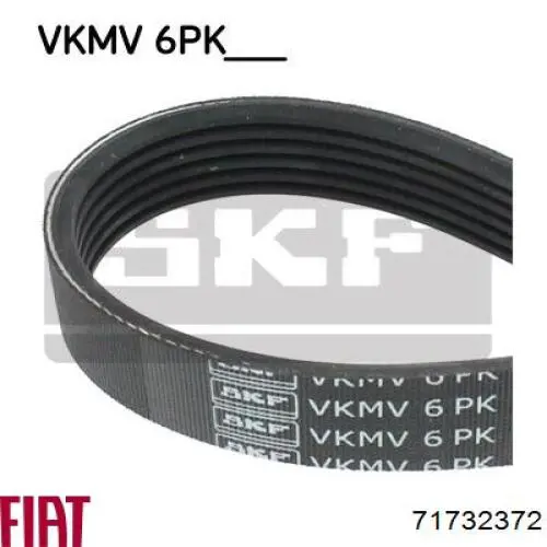 Клиновый ремень Fiat/Alfa/Lancia 71732372 цена, от 18.15 USD