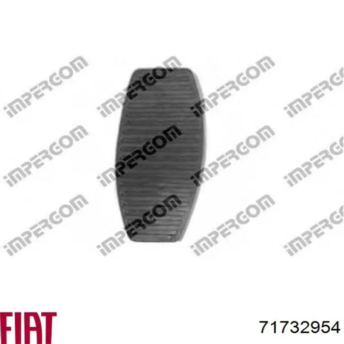 71732954 Fiat/Alfa/Lancia Накладка педали тормоза