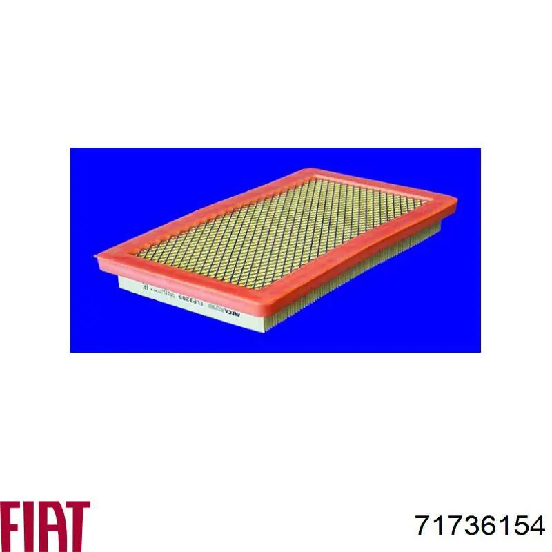Элемент воздушного фильтра Fiat/Alfa/Lancia 71736154 цена, от 3.61 USD