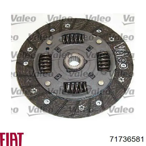 Комплект сцепления (3 части) Fiat/Alfa/Lancia 71736581 цена, от 92.83 USD