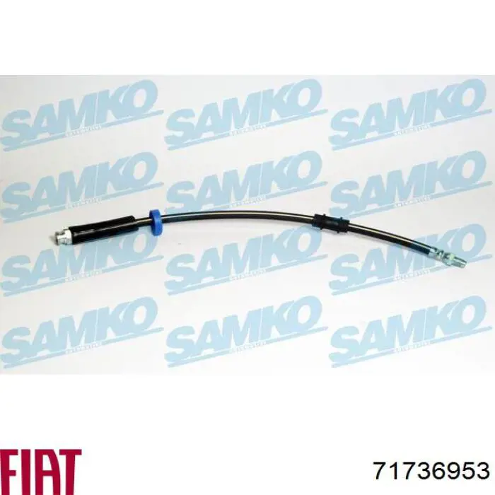 71736953 Fiat/Alfa/Lancia Гибкая тормозная трубка передняя