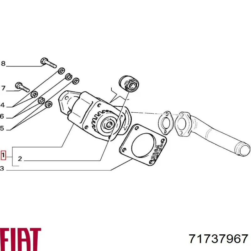 Помпа охлаждения Fiat/Alfa/Lancia 71737967 цена, от 21.32 USD