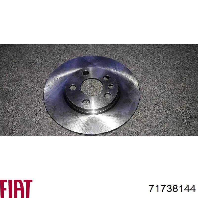 Передний тормозной диск Fiat/Alfa/Lancia 71738144