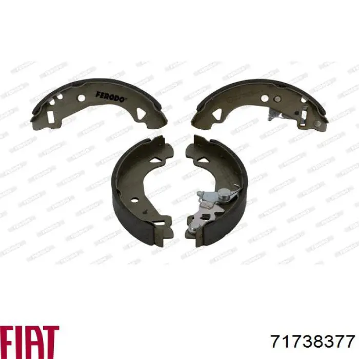 Тормоза рабочие задние ножные и тормозные барабаны Fiat/Alfa/Lancia 71738377 цена, от 24.75 USD