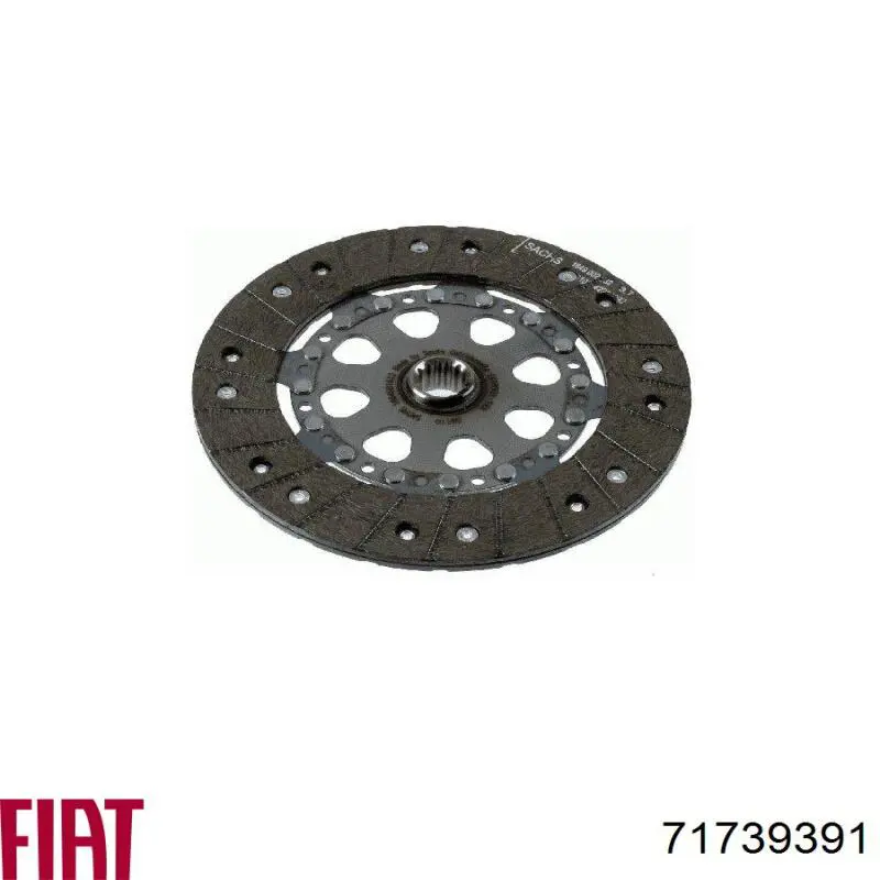 71739391 Fiat/Alfa/Lancia Диск сцепления ведомый