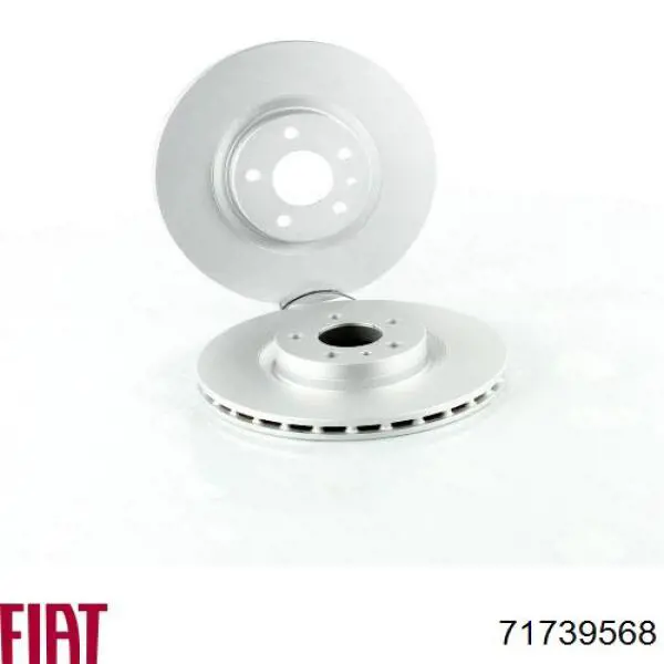 Передние тормозные диски 71739568 Fiat/Alfa/Lancia