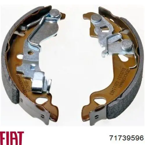 Купить 71739596 Fiat/Alfa/Lancia Задние барабанные тормозные колодки