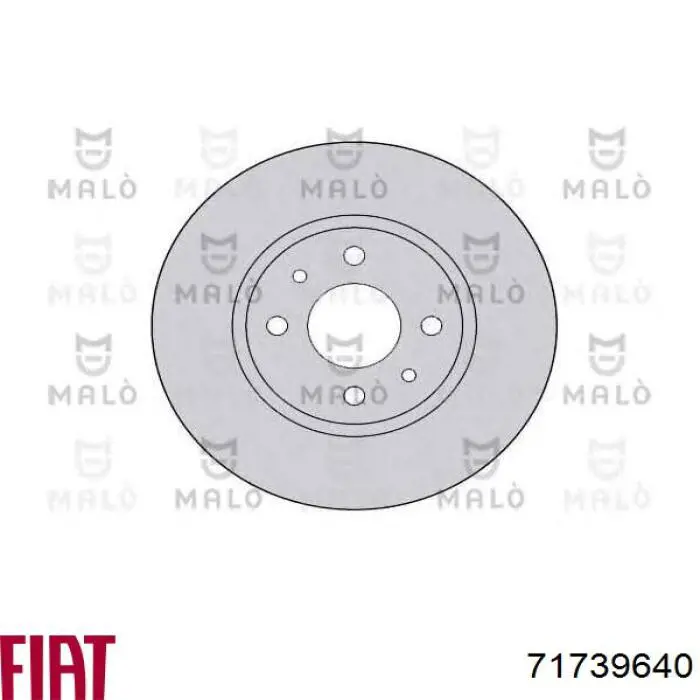 Купить 71739640 Fiat/Alfa/Lancia Ротор тормозной