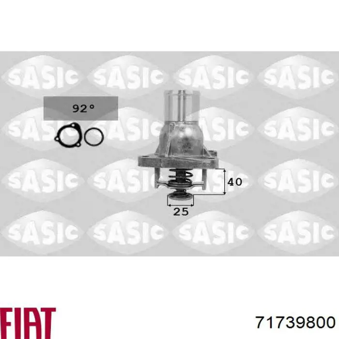 71739800 Fiat/Alfa/Lancia Авто термостат