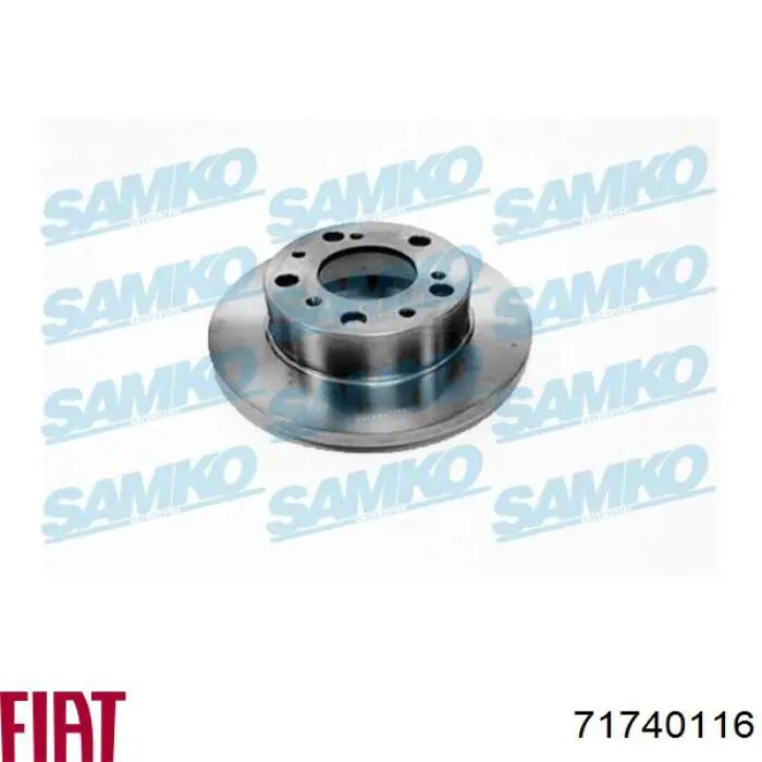 71740116 Fiat/Alfa/Lancia Диск тормозной передний