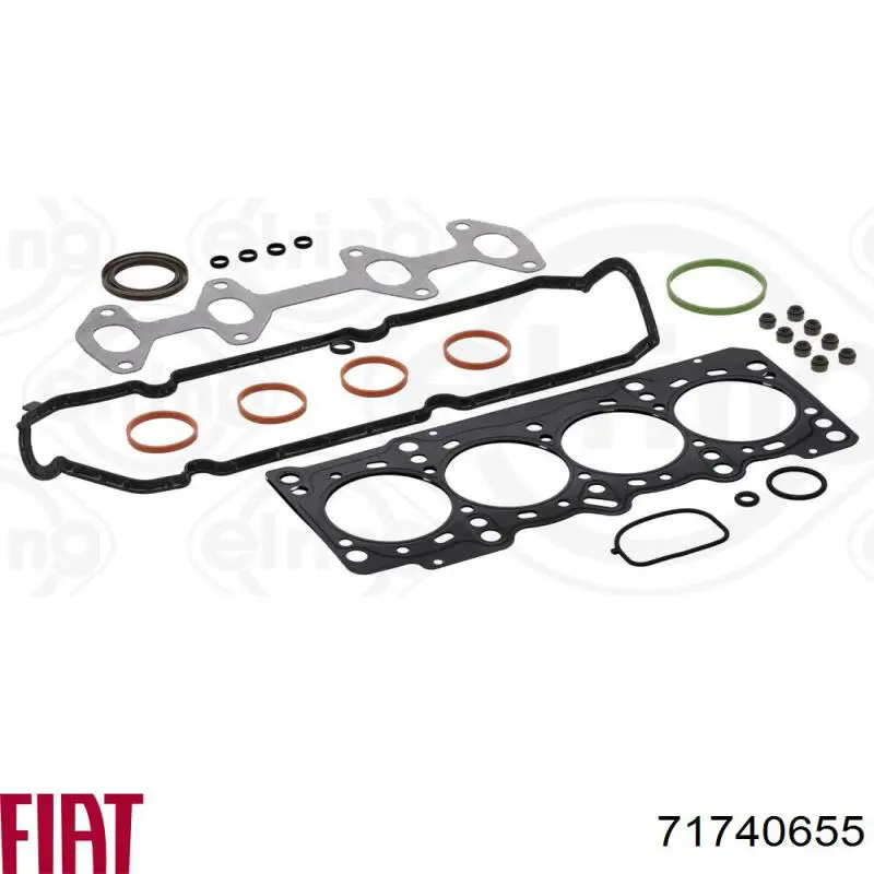 Комплект прокладок двигателя верхний Fiat/Alfa/Lancia 71740655