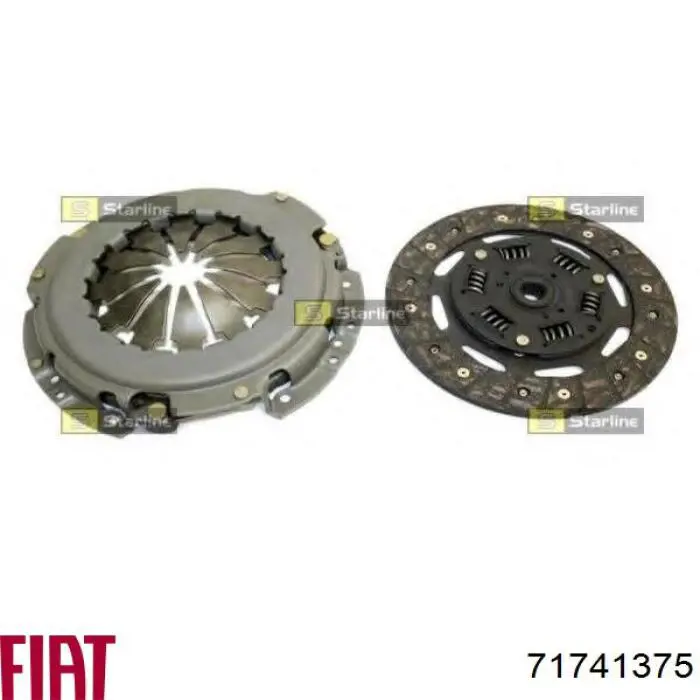 Купить 71741375 Fiat/Alfa/Lancia Комплект сцепления (диск, корзина, подшипник)