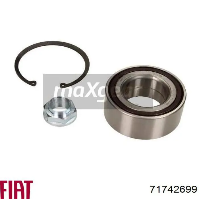 Cojinete de rueda delantero 71742699 Fiat/Alfa/Lancia