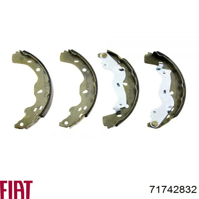 71742832 Fiat/Alfa/Lancia Барабанные тормозные колодки