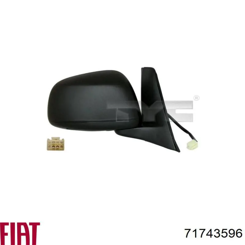 Купить 71743596 Fiat/Alfa/Lancia Наружное зеркало левое