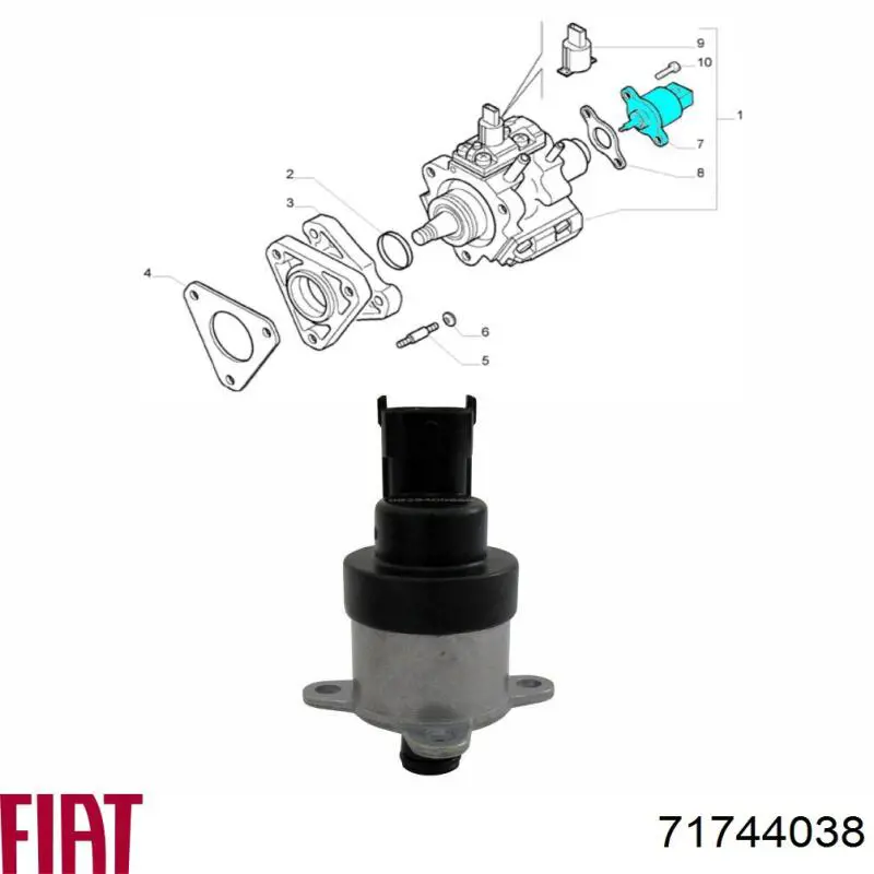 Регулятор давления ТНВД Meat&Doria 9206E цена, от 60.15 USD