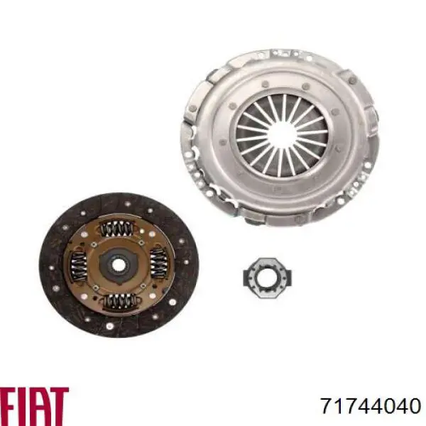 Купить 71744040 Fiat/Alfa/Lancia Комплект сцепления (диск, корзина, подшипник)