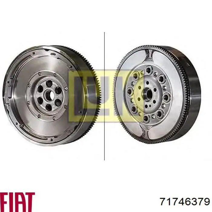 Маховик двигателя Fiat/Alfa/Lancia 71746379 цена, от 19648.39 UAH