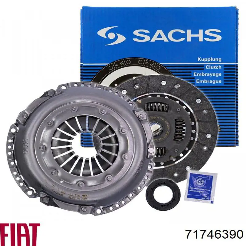 Комплект сцепления (3 части) Fiat/Alfa/Lancia 71746390 цена, от 226.94 USD